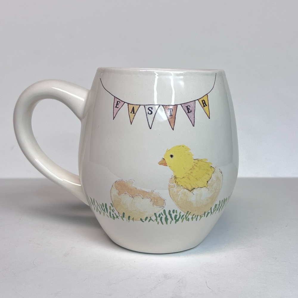 Rae Dunn Happy Easter Egg and Chick Mug RARE